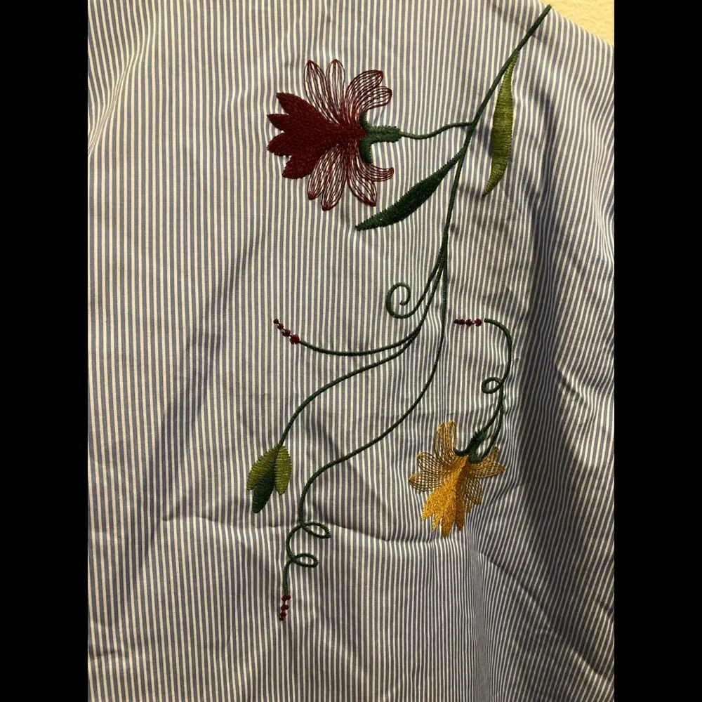 Zara Woman Embroidered Shirt - Picture 15 of 16